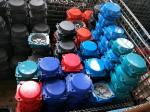 AP6 AT 125 dark blue colour caps pneumatic actuator aluminum
