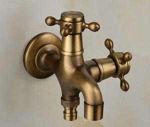 Quality Antique Bronze Tap 45mm Outdoor Water Tap And Sprayer wholesale