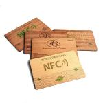 Eco Friendly Wooden RFID Wooden Card Access Control Hotel Smart Key Card