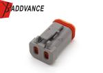 Rectangular Deutsch Automotive Connectors 4 Way Female DT Connector Housing DT06