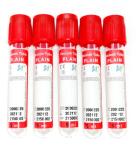 CE ISO Plain Vacuum Blood Collection Tube No Additive 2ml 10ml PET Glass