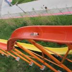 Fiberglass Water Park Speed Water Slides Colorful Design 180 Guests/Hr