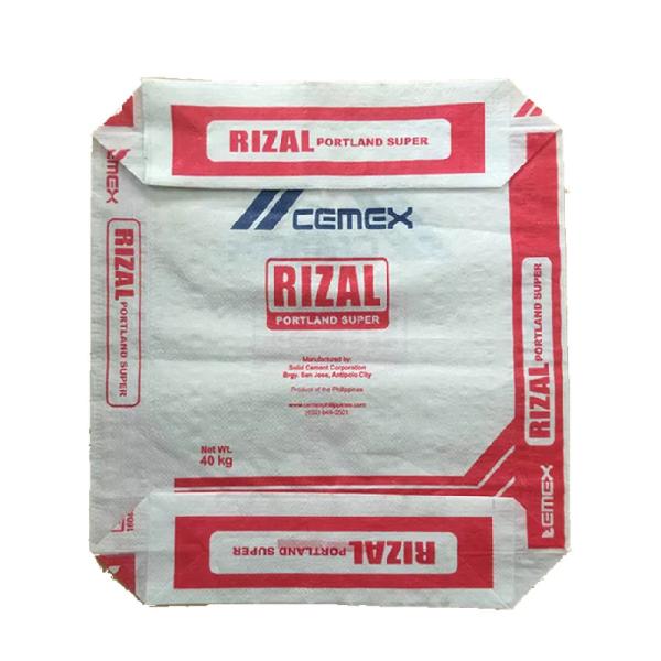 Hot Sale 25KG 40KG 50KG Ad Star Bags PP Block Bottom Bag Cement Valve Bags