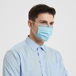 High Breathability Blue Face Mask Disposable Non Woven Face Mask