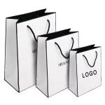 Free Design Beautiful Custom Logo Printing Art Paper Bag Gift Clothing Shipping