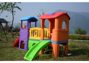 Quality Environmental Plastic Slide Swing Playhouse Set Outdoor Toys For Kids Age 6 Years wholesale