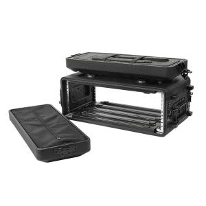 Quality Waterproof PE 10&quot; Depth 3u Shallow Rack Case / 3u Road Case wholesale