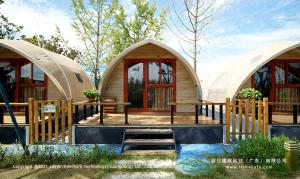Quality High Class Luxury Glamping Tents Hotel With Furniture Air Conditioning wholesale