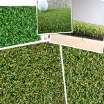 Fake Landscape Indoor Grass Mat / Plastic Floor Always Green Synthetic Turf