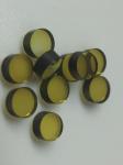 Yellow Single Crystal MCD Diamond Plates , Cutting Tool Diamond Round Disc