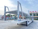 Double Deck Steel Chassis Vehicle Transport Trailers