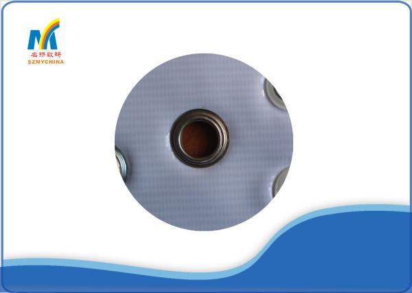 Iron Metal Eyelet Grommet For Industrial Eyelet Machine , Silver Color Eyelets