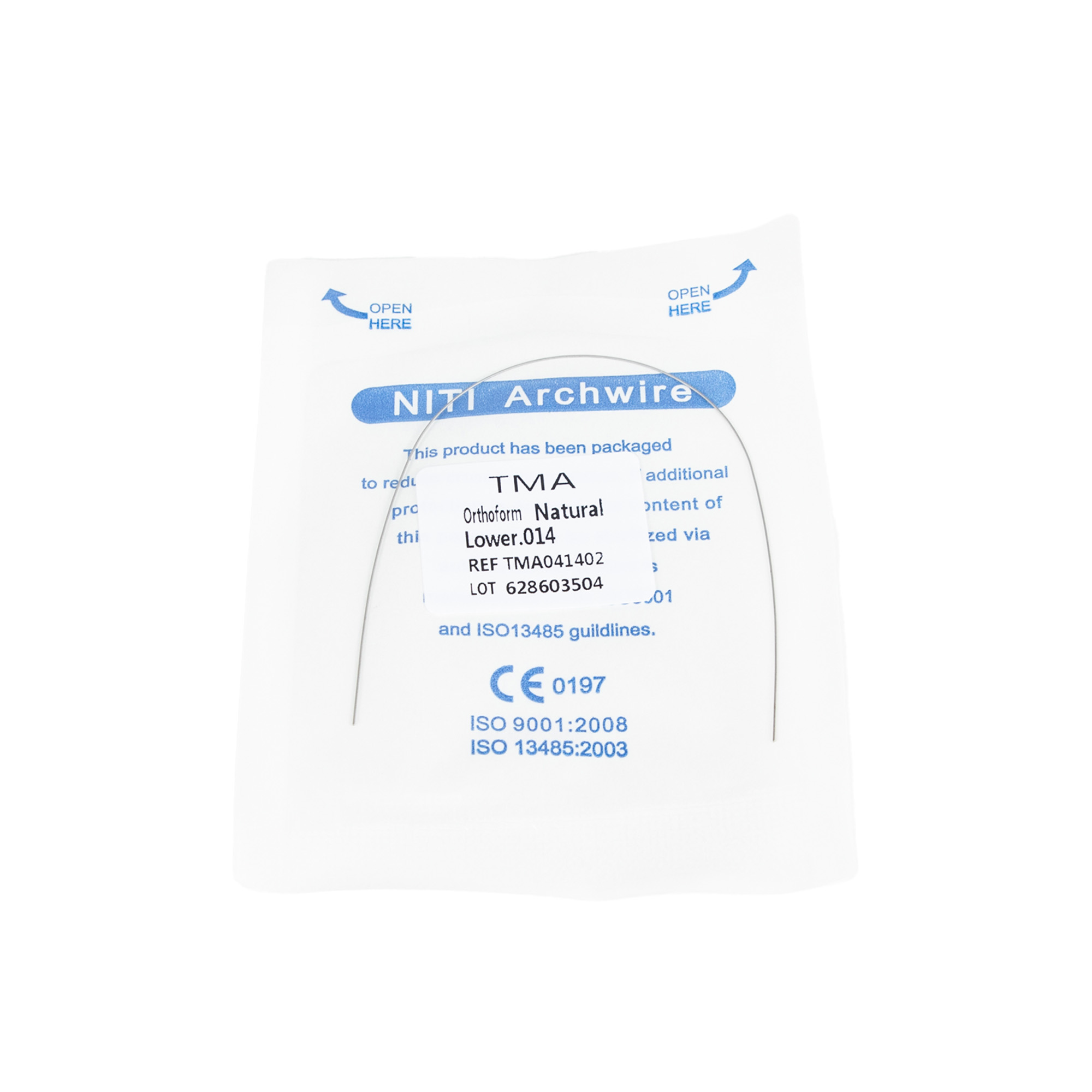 Niti Round Natural Form TMA Orthodontic Arch Wire Super Elastic