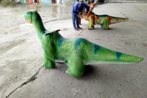 Quality Lifelike Dinosaur Battery Car , Outdoor Coin Operated Kiddie Rides wholesale
