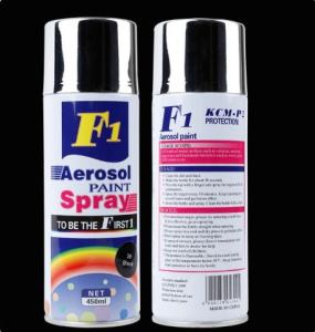 Quality Waterproof Chrome Effect F1 Acrylic Based Spray Paint wholesale