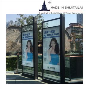 Quality Road Side Sign 0.25m Base Ip65 Lamp Post Light Box wholesale