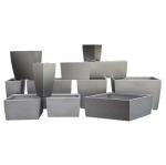 Customized stainless steel rectangle flower planters