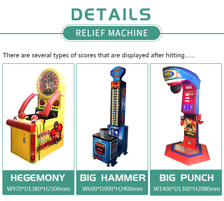 Coin Operated Dragon World Championship Boxing Punch Arcade Game Machine