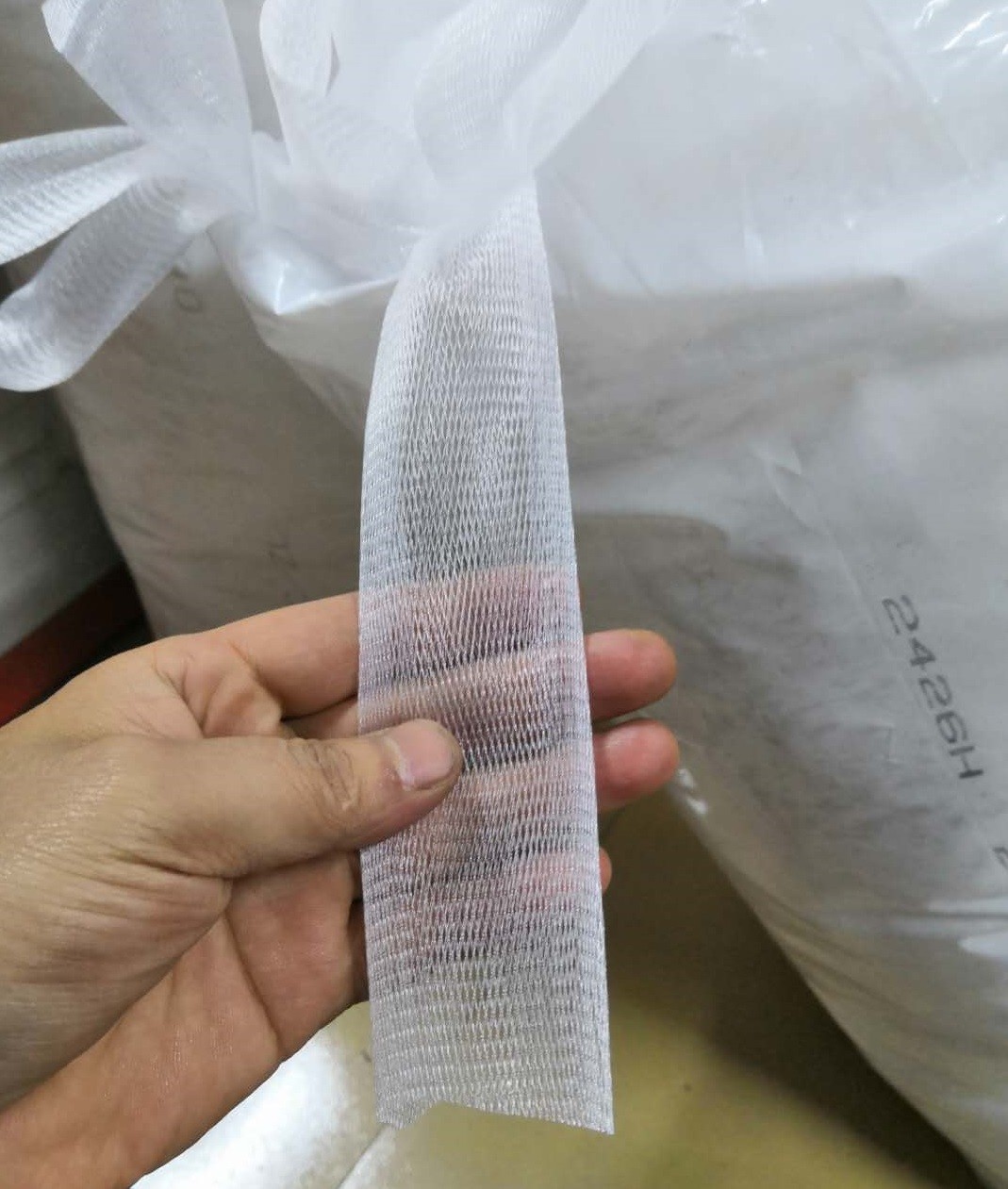 Filter Protective Netting Sleeve 4CM 90 Mesh Extruded PE Soft Polyethylene