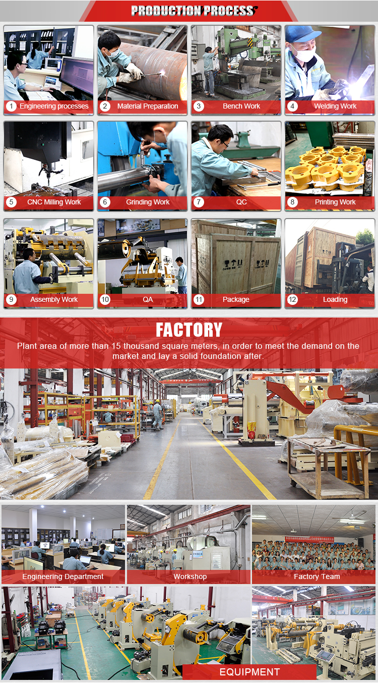 Automatic NC Servo Sheet Metal Feeder Machine For Uncoiler And Straightener