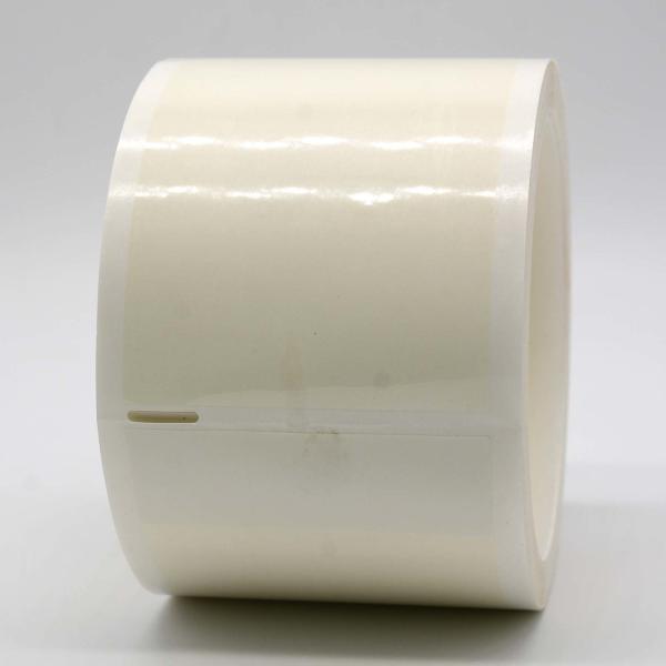 20x100-20mm Cable Adhesive Label 1mil White Matte Translucent Water Resistant