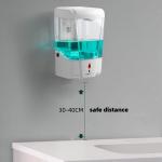L110xW100xH165mm 12CM 700ml 50uA Soap Sanitizer Dispenser