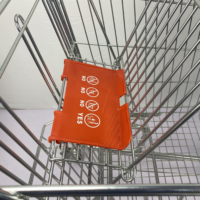 German 210L Metal Shopping Trolley Warehouse Supermarket Grocery Cart SGS Certificate