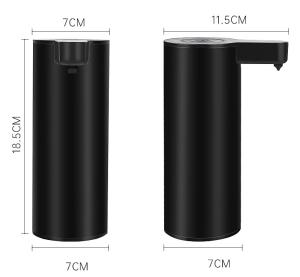 Quality 4CM One Touch Button Battery Operated Soap Dispenser Cleaning Mode wholesale