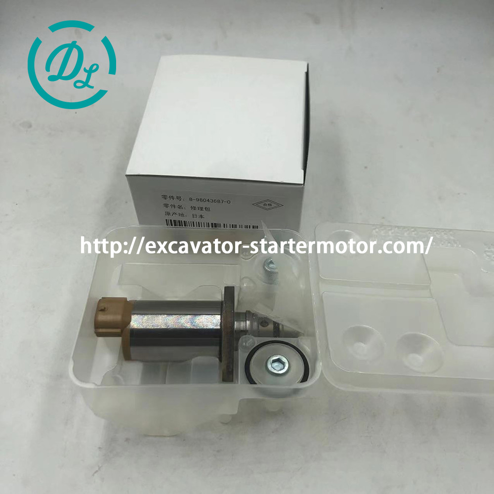 8-98043687-0 Engine Parts Fuel Pump Solenoid Valve 294200-0650 Engine 4HK1