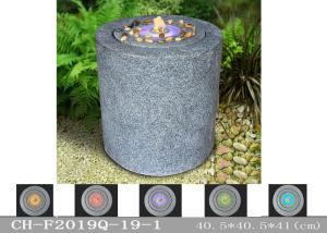Quality Column Water Pump Led Waterfall Fountain Sandstone Material wholesale