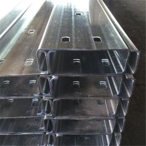 Quality High Rigidity Rolled Steel Channel Section , Structural Steel C Channel Profiles wholesale