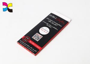 Quality Custom Red Printed Cardboard Boxes Strong Chocolate Packaging Hot Stamping wholesale