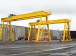 Outdoor A5 Double Beam Trolley Rail Gantry Crane 380V 50Hz 3Ph