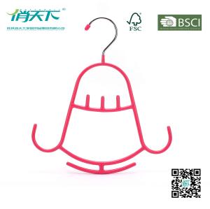 Quality Betterall Multifunctional Bell-shaped PVC Metal Hanger for scarves wholesale