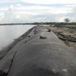 Quality PP Woven Sludge Filter Bags For Dewatering Marine Construction Shoreline Restored wholesale