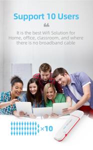 Quality Mini Portable 150mbps 5G 4G Dongle Wifi Router UFi wholesale