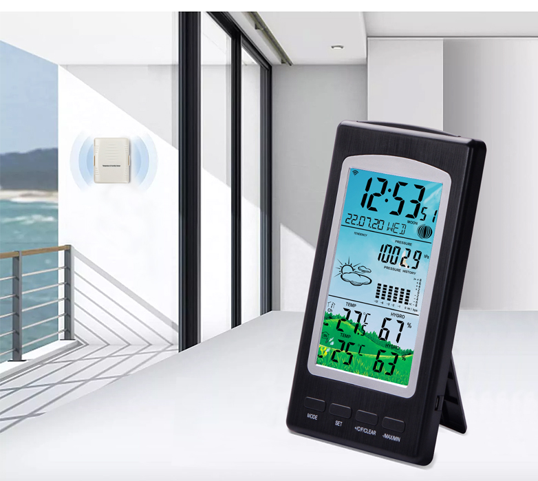 Outdoor Weather Station With Temperature And Humidity Sensor Direct Supply