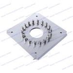 2.5mm Fiber Optic Connector Polishing Plate Simple Operation 50°Heat Treatment