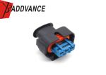 1928405524 / 1 928 405 524 3 Way Female Sealed Black Bosh Connector Housing