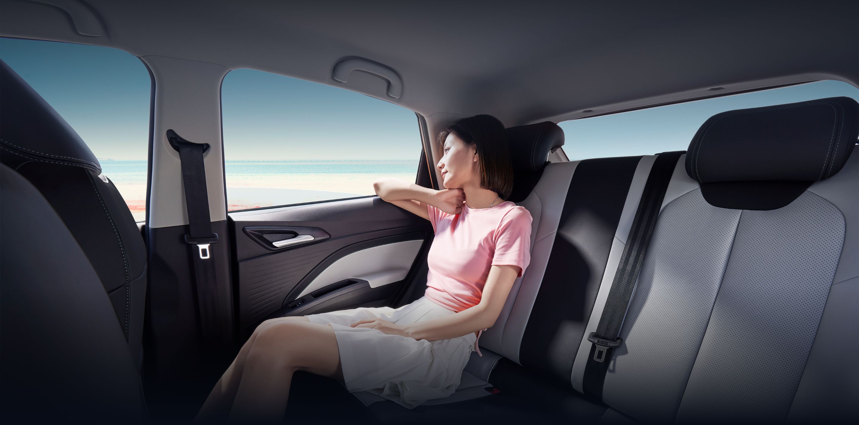 Lithium Battery Nezha AYA EV SUV 318KM 401KM Edition Comfortable Luxury