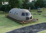 Panorama Dome Luxury Glamping Tent With PVC Cover Wooden Structure