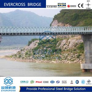 Quality Customized Steel Pedestrian Bridge Galvanized Footbridge For Parks Walkways wholesale