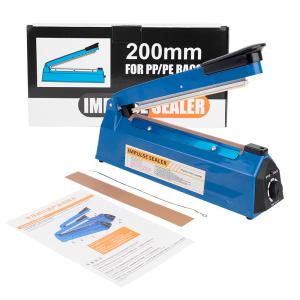 Quality 200mm Hand Foil Aluminum Bags Pouch Impulse Heat Hot Sealer for Packing ABS 1.4 KG wholesale