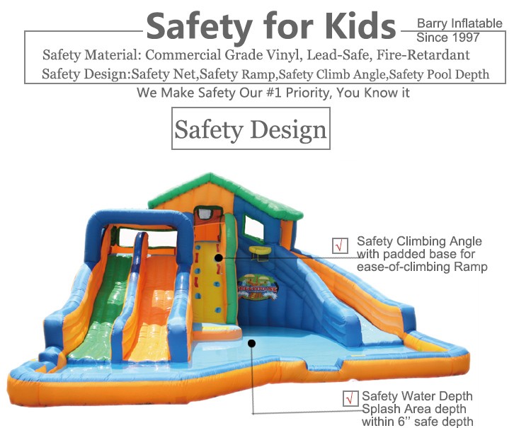 Inflatable water slide (4)