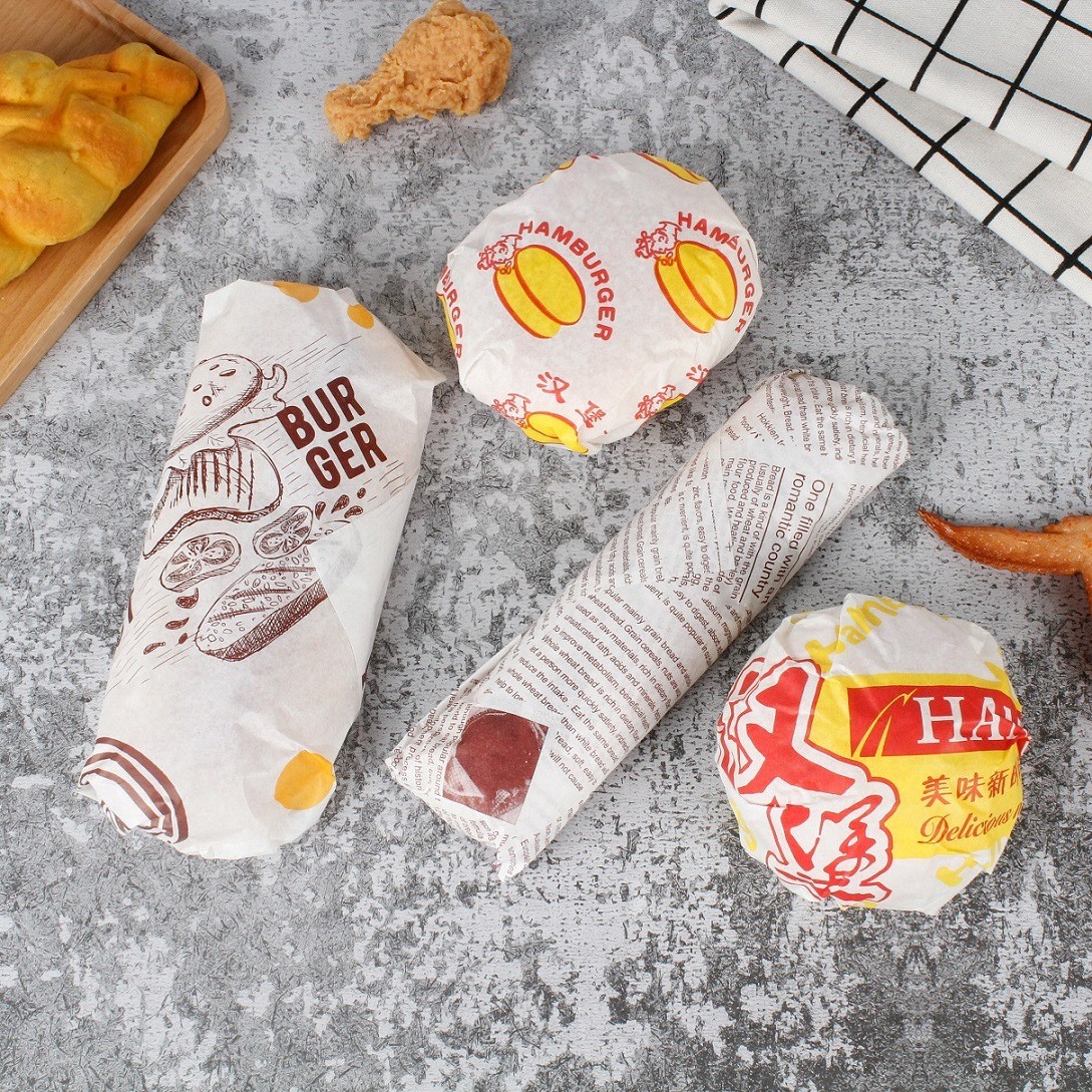 Square Personalized Custom Printed Greaseproof Paper TUV ISO