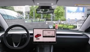 Quality Digital Coaxial Car Digital Rear View Mirror Electronic Rearview Mirrors For Tesla Model 3 wholesale