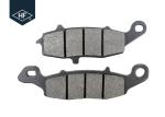 Red ATV / UTV Semi Metallic Brake Pads 108.7 * 43.2 * 8.3 Mm Size ISO Listed