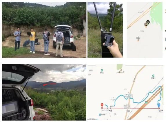 Portable Three-Screen Gcs Radio with Mesh Technology