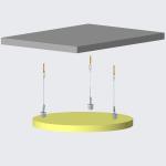 Hook Cable Suspension Kit Looping Gripper Hanging System For Acoustic Ceiling