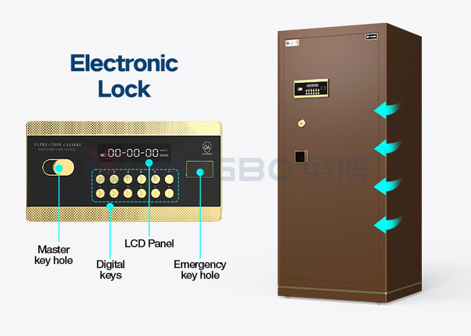 Electronic Lock Luxury Smart Office Safe Box H1500mm YB/N7-150